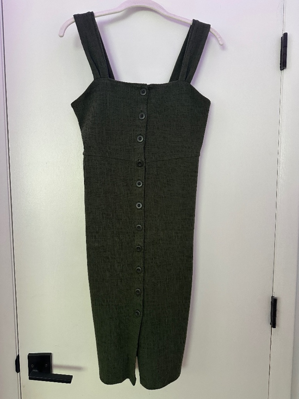 Madewell midi dress size xxs, runs large